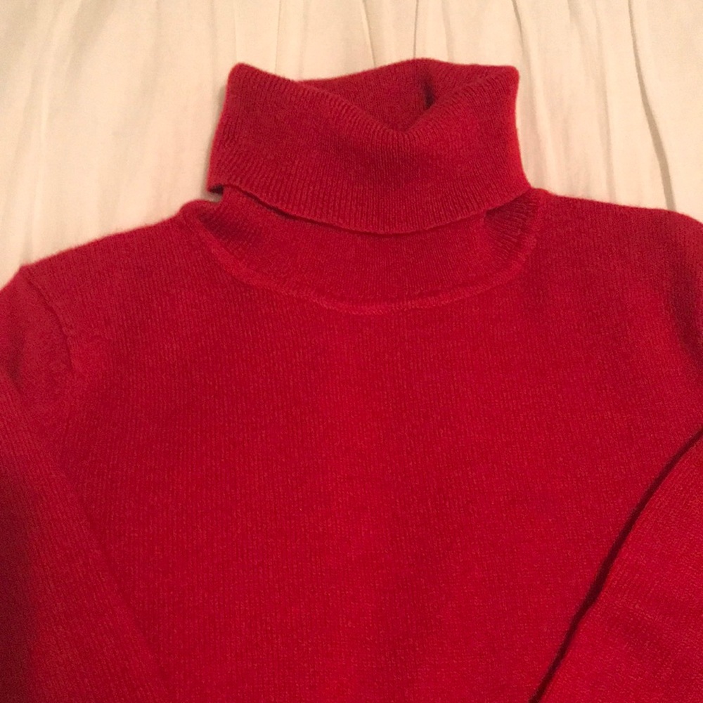 Talbots petites  pure cashmere turtleneck sweater  size PP